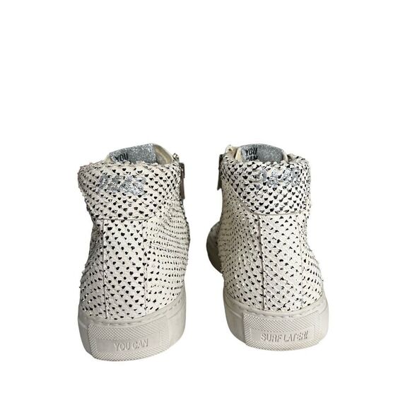 P448 Women\'s Star Snake Embossed High Top Sneakers Euro 40 USA 9.5 main image 10